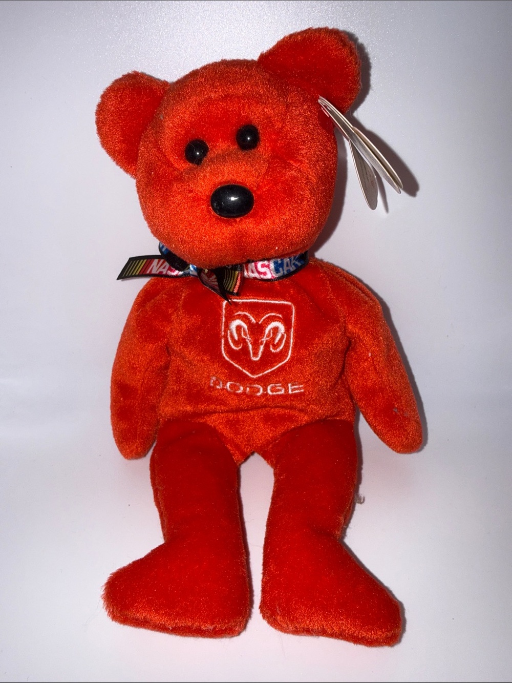 Kasey Kahne Ty Beanie Bear with Dodge Logo
